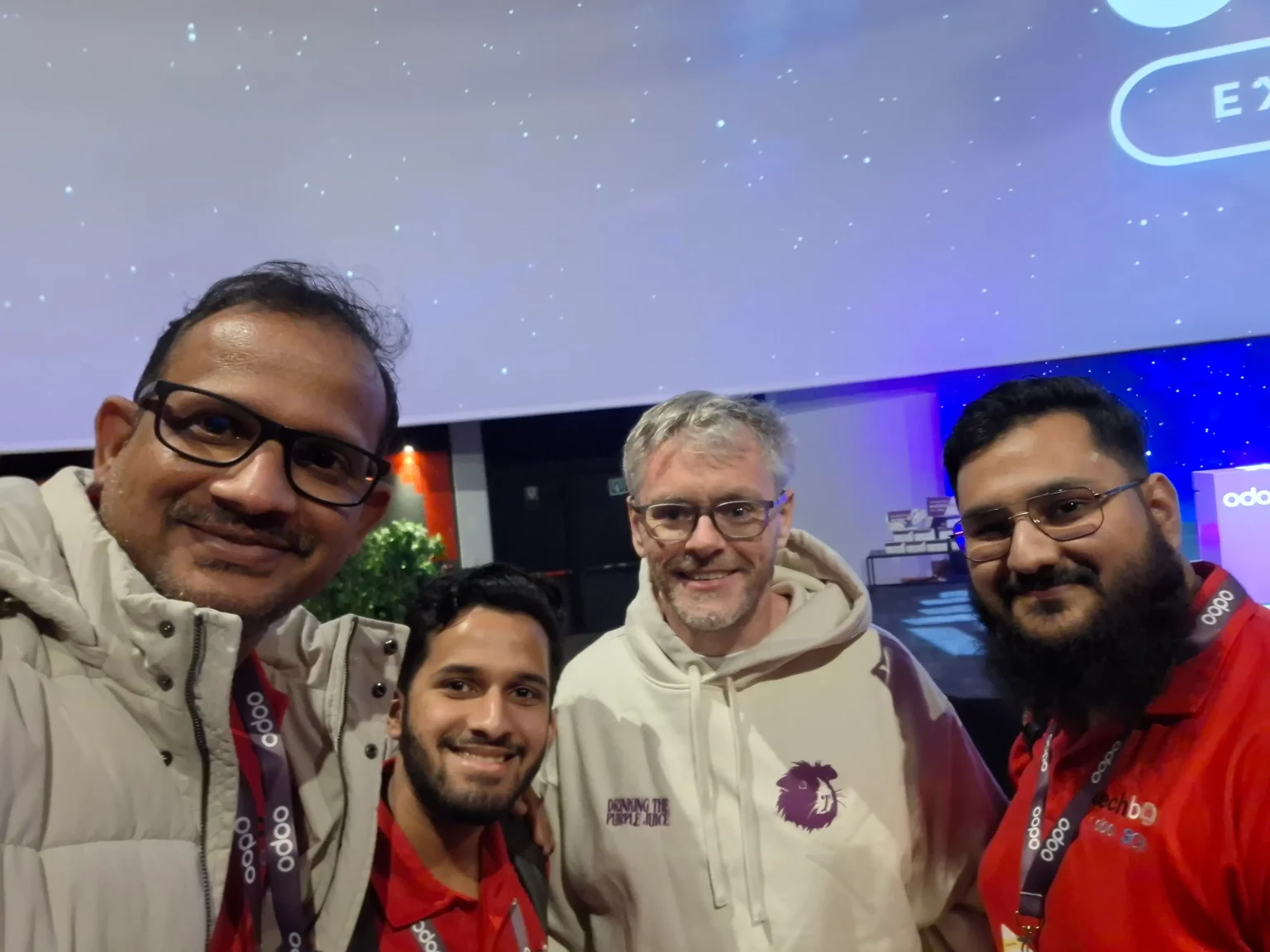 Techbot attending Odoo Experience 2024 at Brussels Expo, Belgium, exploring new Odoo features, networking with experts, and sharing key insights.
